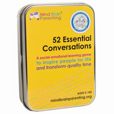 52 Essential Conversations By Harvard Educator For Home, Therapy, Speech, School Classroom - Conversation Cards For Kids, Family, Teacher & Counselor To Build Growth Mindset & Communication Skills