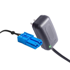 12 Volt Kid Trax Battery Charger With Small Blue Plug, For 12V Child Ride On Car Dodge Ram 3500 Beetle Mini Rideamales Scout Pony Josie Unicorn Disney Mickey Minnie Mouse Coupe Charger