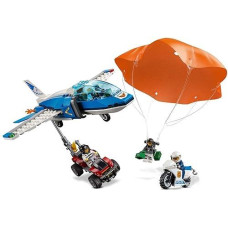 City Police Sky Police Parachute Arrest Playset, Toy Jet & Buggy Car, Police Toys For Kids