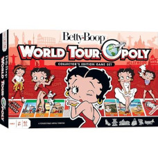 Masterpieces Opoly Board Games - Betty Boop World Tour Opoly - Officially Licensed Board Games For Adults, Kids, & Family