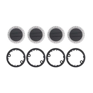 Xtremeamazing 4 Pack Led Motor Lamp Arm Light Cover Cap + Base Ring Kit Replace Part For Dji Spark Rc Drone