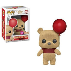 Funko Pop! Disney: Christopher Robin - Winnie The Pooh [With Red Balloon - Flocked] # 440 - Boxlunch Exclusive!