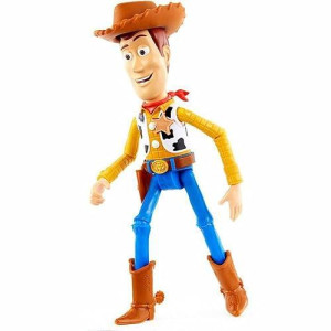 Disney Pixar Toy Story 4 True Talkers Woody Figure, 9.2 In Posable, Talking Character Figure With Authentic Movie-Inspired Look And 15+ Phrases, Gift For Kids 3 Years And Older