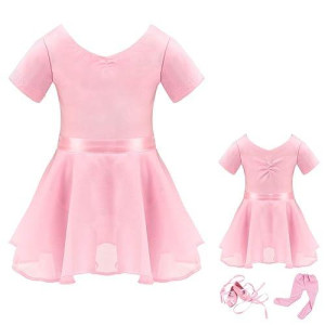 Barwa 18 Inch Doll Me Doll Matching Outfits Clothes 4 Pcs Ballet Ballerina Outfits Dance Dress Costume For Girls And 18 Inch Dolls (120Cm)