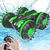 Toys For 6-12 Year Old Boys Amphibious Remote Control Car Boat For Kids 2.4Ghz Rc Car Waterproof Rc Monster Truck Stunt Car 1: 16 Remote Control Vehicle With Rotate 360 All Terrain Boys Girls Gifts