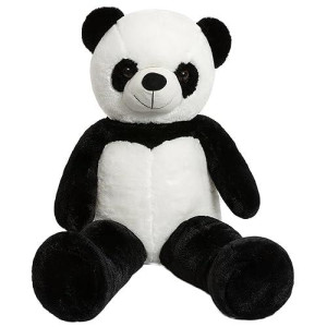 Ibonny Giant Panda Teddy Bear Stuffed Animal Classic White And Black Soft Plush Bear Toy 32 Inch