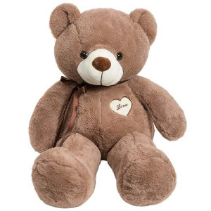 Teddy Bear Stuffed Animals Super Soft And Sweet Love Plush Bear Toy 32 Chocolate By Ibonny