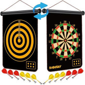 Magnetic Dart Board Game For Kids, Double-Sided Dartboard With 12 Magnet Darts, Cool Toys Gifts For Boys Ages 6 7 8 9 10 11 12 13 14 And Up, Fun Indoor Outdoor Sports Stuff For Teen