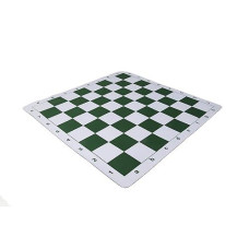 Thin Mouse Pad Style Tournament Chess Board - 2.25" Green