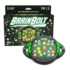 Educational Insights Brainbolt Handheld Electronic Memory Game With Lights & Sounds, 1 Or 2 Players, Easter Basket Stuffer Ages 7+