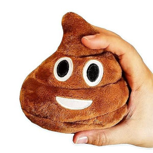 Poop Farting Plush Toy - Makes 7 Funny Fart Sounds - Squeeze Fart Buddy To Hear Him Fart - Easter Basket Stuffer - Fun Dog Toy - Fart Toy For Boys & Girls - Gag Gifts For Kids - A Super Cute 4 X 4.5