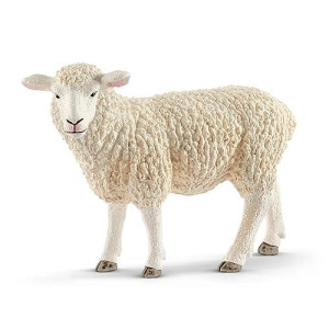 Schleich Farm World, Realistic Farm Animal Toys For Kids And Toddlers, Sheep Toy Figurine, Ages 3+