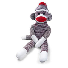 Pennington Bear Company The Original Sock Monkey, Hand-Knit, Plush Material, 20" Inch