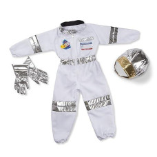 Melissa & Doug Astronaut Costume Role Play Set - Pretend Astronaut Outfit With Realistic Accessories, Astronaut Costume For Kids And Toddlers Ages 3+