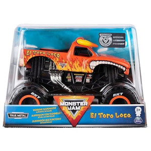 Monster Jam Official El Toro Loco Monster Truck Die-Cast Vehicle, 1:24 Scale