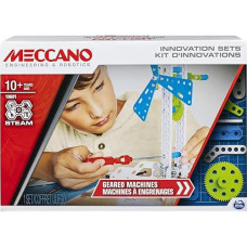 Meccano, Geared Machines S.T.E.A.M. Building Kit With Moving Parts, For Ages 10 And Up
