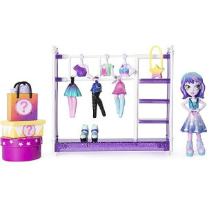 Off The Hook Style Studio, Fashion Fun Playset With 4-Inch Small Doll And Fashions And Accessories, For Girls Aged 5 And Up