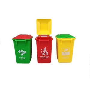 Nuanmu Trash Can Toy Kids Push Toy Vehicles Absgarbage Can (Style5)