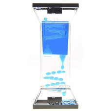 Az Trading & Import Tg03-Blue Liquid Motion Bubbler, Multicolor