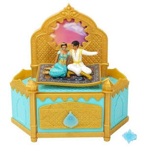 Aladdin Disney Musical Jewelry Box With Ring To Wear
