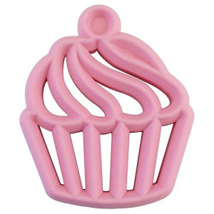 Itzy Ritzy Silicone Baby Teether - Bpa-Free Infant Teether With Easy-To-Hold Design And Textured Back Side To Massage And Soothe Sore, Swollen Gums, Latte