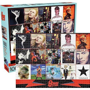 Aquarius David Bowie Albums Puzzle (1000 Piece Jigsaw Puzzle) - Officially Licensed David Bowie Merchandise & Collectibles - Glare Free - Precision Fit - 20 X 28 Inches