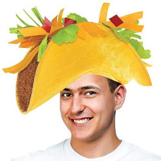 Tigerdoe Taco Hat - Sombrero Taco Headband - Food Costumes - Costume Party Hat - Cinco De Mayo Hats - Fiesta Party (Taco Hat)