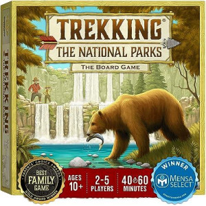Underdog Games Trekking The National Parks - The Award-Winning Strategy Board Game For Family Night | The Perfect Board Game For National Park Lovers, Kids & Adults | Ages 10 And Up | Easy To Learn