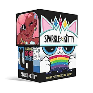 Sparkle Kitty Card Game - Entertaining Princess Card Game, Perfect For Family Game Night & Kids Birthday Parties - Fast & Fun, 3-8 Players, Kids 9+