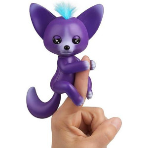 Wowwee Fingerlings - Interactive Baby Fox - Sarah (Purple & Blue)