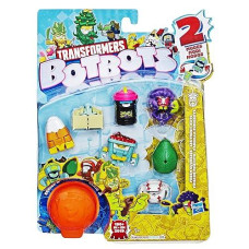 Transformers Toys Botbots Series 3 Fresh Squeezes 8 Pack - Mystery 2-In-1 Collectible Figures! Kids Ages 5 & Up (Styles & Colors May Vary) By Hasbro