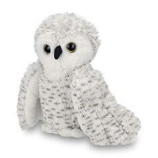 Bearington Owlfred Plush Stuffed Animal White Snowy Owl, 11 Inches