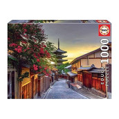Educa - Yasaka Pagoda, Kyoto, Japan - 1000 Piece Jigsaw Puzzle - Puzzle Glue Included - Completed Image Measures 26.8 X 18.9 - Ages 14+