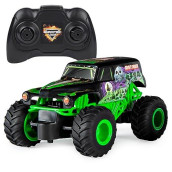 Monster Jam , Official Grave Digger Remote Control Monster Truck Toy, 1:24 Scale, 2.4 Ghz, For Ages 4 And Up