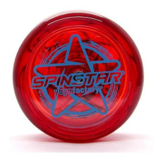 Yoyofactory Spinstar Yo-Yo - Red (Starter Yoyo, High Speed Plastic Bearing, String And Tips Included)