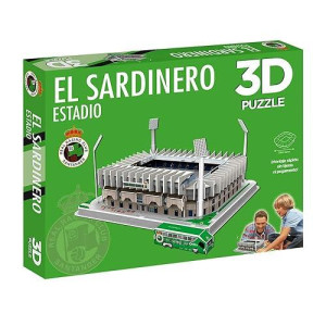 Eleven Force National Soccer Club Puzzle Stadium 3D El Sardinero (Racing S) (10797), Multicoloured