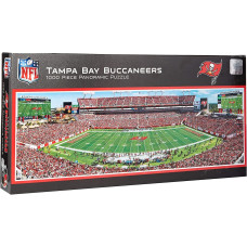 Masterpieces 1000 Piece Sports Jigsaw Puzzle - Nfl Tampa Bay Buccaneers Center View Panoramic - 13"X39"