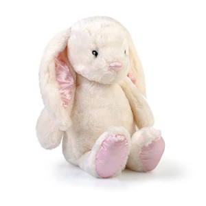 Weupe Bunny Stuffed Animal: Cute And Soft Bunny Plush Toy, Floppy Long Eared White Brynn Rabbit For Girls, Boys And Kids, 17 Inches