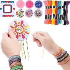 7Tech Premium Friendship Bracelet Maker 2 Packs Jewelry Kit- Deep Color