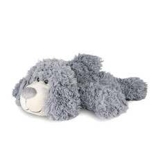 Weigedu Smiling Puppy Dog Stuffed Animal Plush Toys, 17.7 Inches Gray
