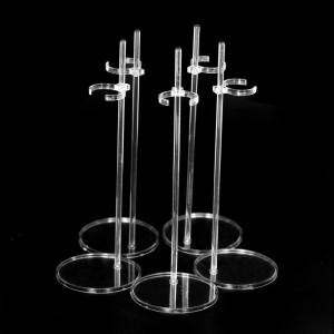 Ucanaan 5 Pcs Doll Stands Kids Toys Accessories For 11.8 Inch Dolls Display Holder Suitable For 11''-13'' Dolls Transparent Stent Stand For Dolls