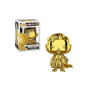 Funko Pop! Marvel: Studios 10 - Doctor Strange (Chrome) Toy, Standard, Multicolor