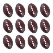 Super Z Outlet Sports Themed Mini Football Stress Balls Squeeze Foam For Anxiety Relief, Relaxation, Party Favor Toy, Gifts (12 Pack)
