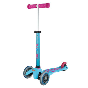 Mini Deluxe 3-Wheeled, Lean-To-Steer, Swiss-Designed Micro Scooter For Kids, Ages 2-5 - Turquoise