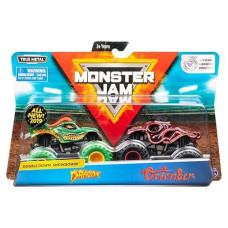 Monster Jam, Official Dragon Vs. Octon8Er Die-Cast Monster Trucks, 1:64 Scale, 2 Pack