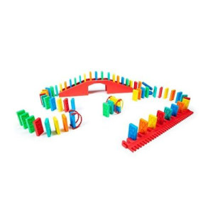 Bulk Dominoes 68Pc Kinetic Domino Kit | Dominoes Set, Stem Steam Small Toys, Family Games For Kids, Kids Toys And Games, Building, Toppling, Chain Reaction Sets