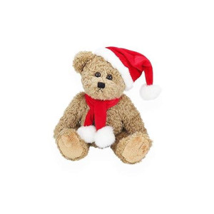 Plushland Santa Christmas Oatmeal Bear - Best Holiday Toy Gift For Kids