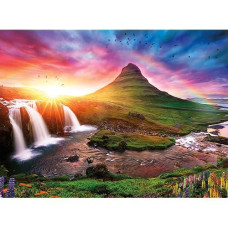 Buffalo Games - Iceland Sunset - 1000 Piece Jigsaw Puzzle Multicolor, 26.75"L X 19.75"W