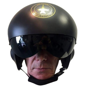 Hms Heavy Duty Novelty Pilot Helmet With Adjustable Visor, Multicolor, One Size