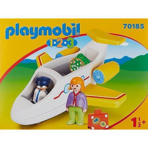 Playmobil 1.2.3 Airplane With Passenger